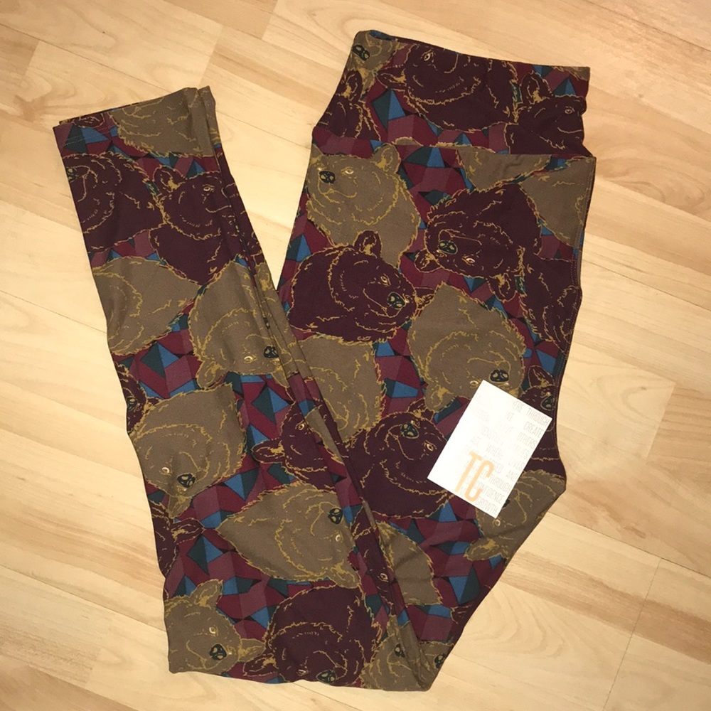 NWT LuLaRoe Bear Leggings Tc